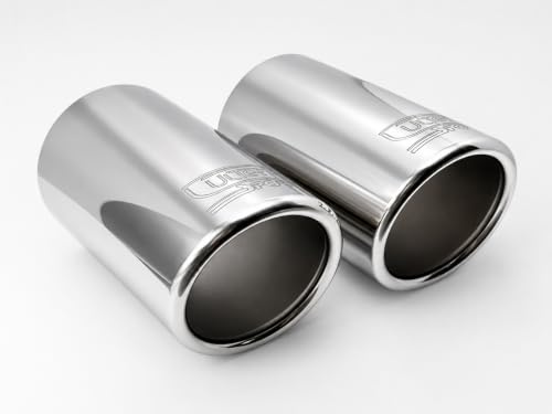 2x Auspuffblende Endrohr kompatibel MX5 MX-5 ND ab 2015 2x 65mm rund