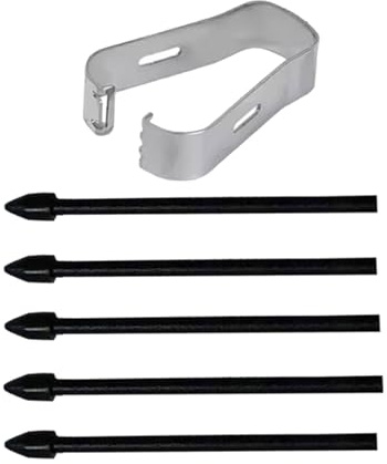 AMISENK 5PCS Digital Pen Nibs Replacement Tips & Practical Clip Accessories Optimized For Tablets T860 Tablets Series Pen Tip Replacement With Clip
