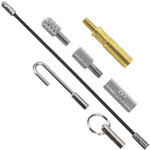 C.K MightyRods Pro Cable Rods 7pc Accessory Pack Including Hook, Ring and Gender Changer, Electric Wire Puller, Electrical Cable Access, Pulling Rods for Electrician, Electricians Tools, CK T5440