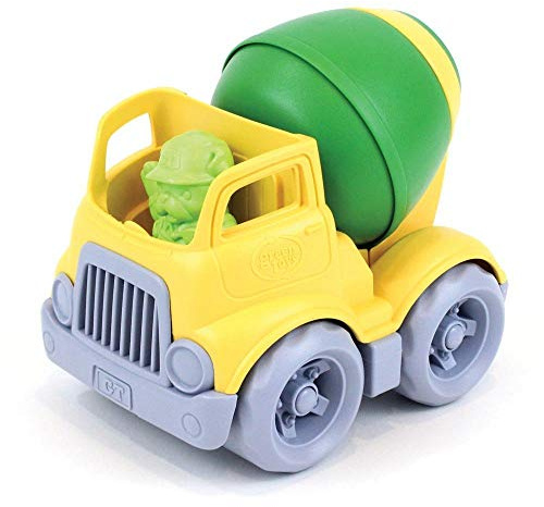 Green Toys 8601263 Betonmischer, Baufahrzeug, Spielfahrzeug für Kinder ab 24 Monaten