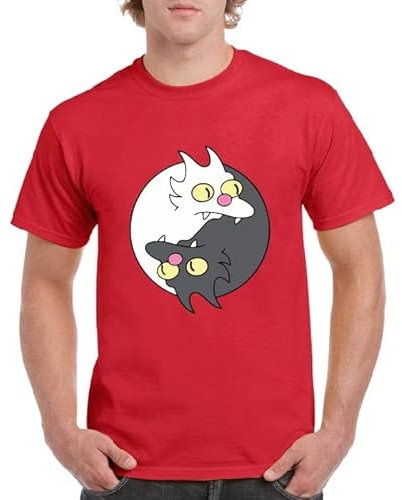Gatoss Bola de Nieve - Camiseta Manga Corta de Hombre (Rojo, XXL)