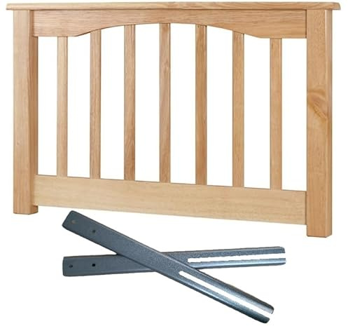 Save On Goods UK Beech wood finish solid,chunky headboard bed head end board. (4ft6 Double)
