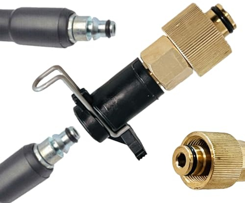 M&M Smartek Hochdruck Schlauchverbinder Connector für kompatibel zu Bosch Home & Garden Stecknippel HD HDS auf TR22 IG wie EasyLock bis 160bar / 60°C
