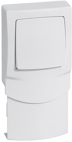 Va-et-vient cadre vertical 16mm Appareillage saillie - blanc