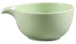 Gravy Bowl Porcelain Gravy Boat Thanksgiving Gravy Boat and Elegant Gravy Bowl for Kitchen Salad Dressing Decor Halloween Home Gift Dripless Lip Spout (Color : Green, Size : 4.5 oz)