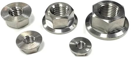 Sechskantmuttern mit Flansch DIN6923 Klasse 5 M5 M6 M7 M8 M10 M12 M14 M16 M18 M20(M20x1.5mm 1pc)