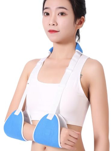 KGDUYC Supporti reggibraccio Dispositivo di supporto per il collo leggero e regolabile. Semplice supporto per la spalla traspirante con imbracatura per il braccio per uomini e donne