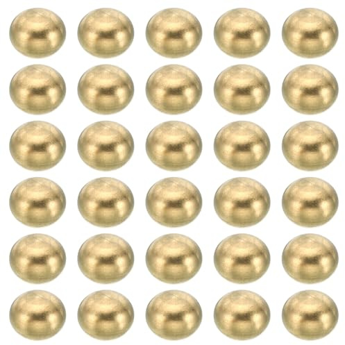 PATIKIL Dado Cieco M4x7.5mm, 30Pz Cappucci Copri-Dado Bulloni in Ottone Dadi a Cappuccio a Filettatura per Decorazione Lampada Viti Copertura Dadi per Mobili Illuminazione o Progetto