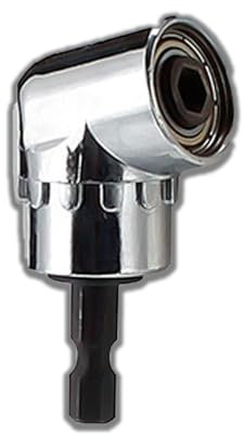 Corner Tool Screw Hub, Corner Tool Screw Hub with Multi-Function Bend Screwdriver Bit, 105° Right Angle Drill Bit Holder, Flexible Angle Extension Bit (Short)