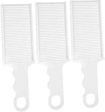 Beaupretty 3 Stück Friseurkamm Sprühen Haarkamm Hervorheben Verblassen Haarbürste Fön Haarstyling -werkzeug Arbeitskamm Föhnbürste Haartrockner Männer Kämmen Haarpuder Glättbürste Weiß Abs
