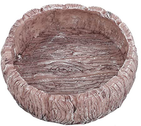 SEWOART Reptilien Wasserschale Futternapf Aus Harz Für Kleine Haustiere Kompaktes Design Abwaschbare Oberfläche Sicher Anwendung Geeignet Für Reptilien Chinchillas Und Andere Kleine Tiere