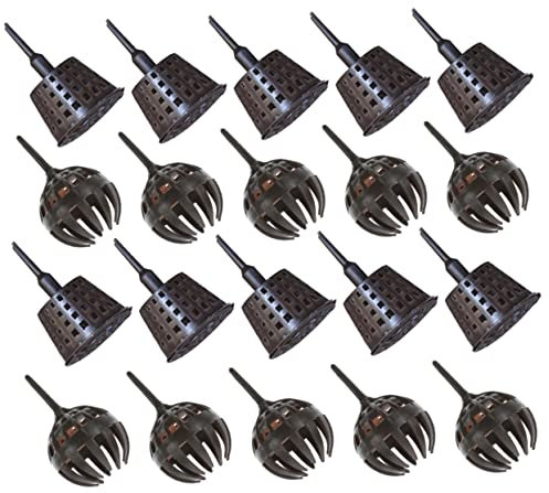 Abaodam Boîte à Engrais pour Jardinage 20 Pcs Petites Boîtes Plastique Café Couvercles pour Bonsaï et Plantes D'intérieur Contrôle Dosage Protection Engrais Vent et Animaux