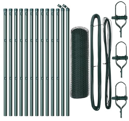 vidaXL Set di Recinzioni Set di 2 Verde Foresta