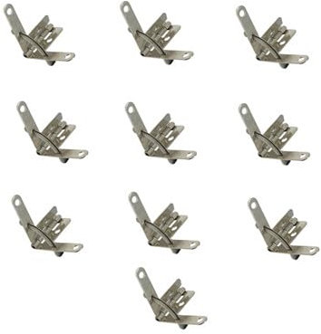 Cerniera per armadietto, telaio di supporto per mobili antichi, angolo di 90 gradi, piccola cerniera per gioielli, custodia per vino, scatola regalo, accessori hardware (2 pezzi S01)