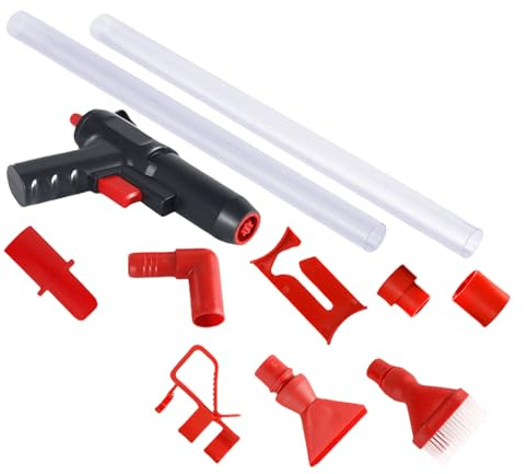 KASFDBMO Einstellbarer Siphon Reiniger Für Fließende Aquarien Kieswascher Und Wasserwechsler Verstopfungssicherer Aquarium Substratreiniger