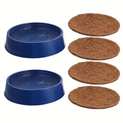 Gatuida Outdoor Nistschale für Tauben mit Austauschbaren Nestpolstern Robuste Haushaltstaubennester aus Langlebigem Material Geeignet für Kleine Vögel Wie Finken und Sittiche Dekorativ