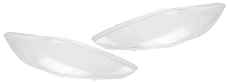 Für Ford Für Fiesta 2009-2014 1 Paar Auto Front Scheinwerfer Objektiv Abdeckung Transparent Scheinwerferglas Scheinwerfer