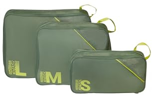 American Tourister packkub set 3 stycken – resväska arrangör för semester, bagagearrangör för resväskor, handbagage och ryggsäck