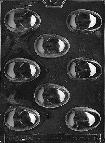 Grandmama's Goodies E017 Large Eggs Chocolate Candy Soap Mold with Exclusive Molding Instructions