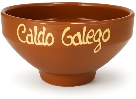 Pack de 6 Taza Barro Caldo Gallego Galicia artesanía Caldo Barro