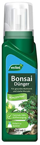 Westland Bonsai Dünger, 200 ml – Pflanzendünger für gesundes Wachstum und kräftige Wurzeln, Flüssigdünger mit praktischer Dosierhilfe
