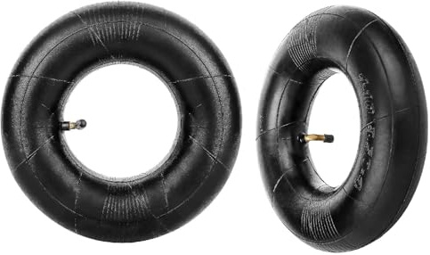 Supernic 2Pcs Wheelbarrow Inner Tube 4.10/3.50-4 Inner Tube for Wheelbarrow Bent Valve fits 10 Wheelbarrow Tire Replacement Inner Tubes for Trolley Scooter Hand Trucks Kart Lawn Movers