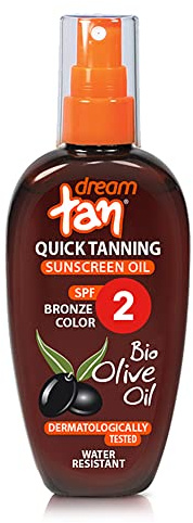 Pharmaid Dream Tan Sunscreen Olive Oil Quick Tanning SPF 2 100ml