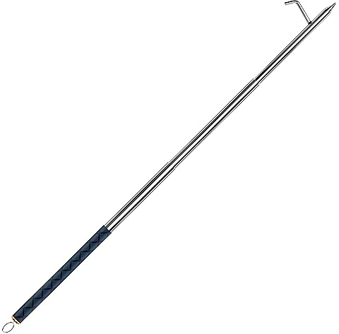 RAOMEIDE 49 Inches Fire Poker for Fire Pit Outdoor, Extra Long Campfire Poker Blower, Stainless Steel Fireplace Tools Indoor