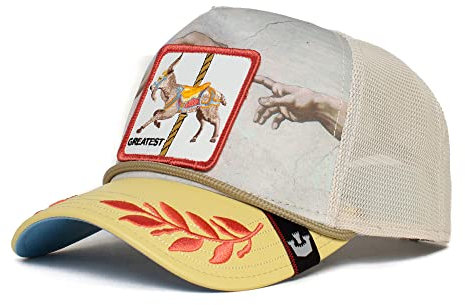 Goorin Bros. Trucker Cap Maximum Carousel Stone Beige, Size:OneSize