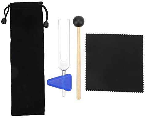 Tyenaza 528-Hz-Vibrations-Stimmgabel-Set – Präzisionsklang Für Yoga Und Meditation – Leichtes Und Tragbares Werkzeug Zum Stressabbau(528Hz)