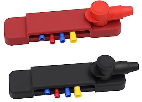 BESTonZON 1 Satz 12-Fach Sammelschiene Direkt Lächeln Batterieklemme Autobatterien Batterie Für Auto Stromverteilerblock Klemmleiste Für Auto Sammelschienen Stromschiene Zinklegierung Yacht
