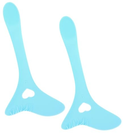minkissy 2stücke Stempelwerkzeug Für Unteren Eyeliner Wiederverwendbar Aus Silikon Für Untere Wimpern Geeignet Für Frauen Und Mädchen Einfach Zu Reinigen Und Anzuwenden