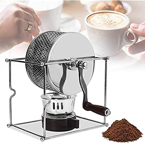 POCDOKYZ Coffee Bean Roaster, Stainless Steel Drum Coffee Bean Roaster, Used for Roasting Coffee, Green Beans, Peanuts