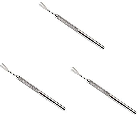BESPORTBLE 3stücke Stainless Steel Pet Remover Set Für Effektive Entfernung Von Zecken Und Ungeziefer Bei Haustieren Für Hunde Und Katzen Komfortabler Griff Tragbar Und Einfach Zu Bedienen