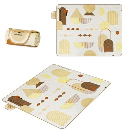 Naturehike Coperta da Picnic all'Aperto Morbida 180 x 150CM Coperta da Spiaggia Coperta da Campeggio Portatile Lavabile in Macchina Tappetino da Spiaggia per BBQ Escursioni Viaggi Campeggio