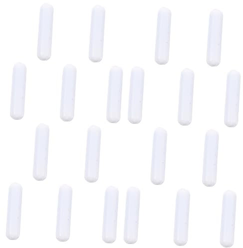 ULTECHNOVO 20pezzi Barra Agitante Magnetica Ptfe Alta Resistenza Al Calore Design Cilindrico Per Laboratorio Miscelazione Efficiente Solventi Organici