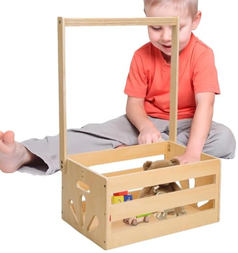 Shower Kiste Kinderzimmer-Kleidungs-Organizer Klein Tragbar | Holz Shower Kinderzimmer Kiste Schrank Decke Kleidung Spielzeug Für Gender Reveal Eltern