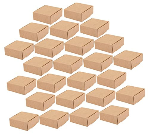 Sewroro 25stücke Versandbox Aus Papier Versandkartons Zum Verpacken Versandkarton Für Umschläge Und Schmuck Robust Und Wiederverwendbar