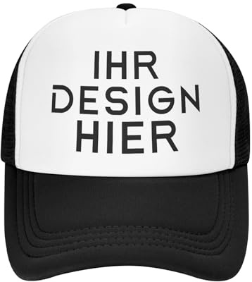 Tingwei personalisierte Basecap - personalisierte Cap mit Foto/Logo/Text - verstellbare Dad Cap für Männer & Frauen