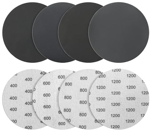 VIBRATITE 24PCS 6 Inch Hook & Loop Sanding Discs, 400-1200 Mixed Grit