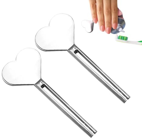 Stücke Tubenquetscher Edelstahl | Tubenquetscher Edelstahl | Metall Zahnpasta Squeezer Tubenausdrücker | Edelstahl Zahnpasta Tubenpresse | Aufbewahren von Zahnpasta, Cremes, Farben