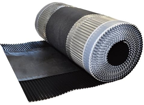 Green-Fast Alu-Rollfirst 310mm x 5m in der Farbe: Anthrazit - Atmungsaktiv, Dachfirst Rolle für Ziegel & Pfannen, Universell Anpassbar, UV-Beständig, Lüftungsband Firstrolle & Wetterfest