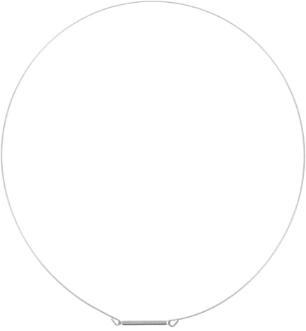 Sicherungsring für Waschmaschinen Türdichtung Stahl 31cm Silber | Spannklemme für Waschtür, Sichere Befestigung, Passend für Trommelgeräte, Einfache Montage
