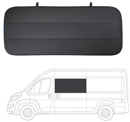 Magnetic Thermal Window Blinds Compatible with FIAT Ducato, Peugeot Boxer (Sliding Door Blind)