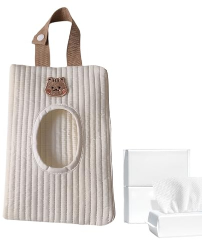 Générique Étui À Lingettes De Voyage | Boîtier Portable pour Lingettes Bébé - Distributeur et Pochette Souple pour pour la Voiture, Camping-Car, Camping, Salle de Sport, Poussette