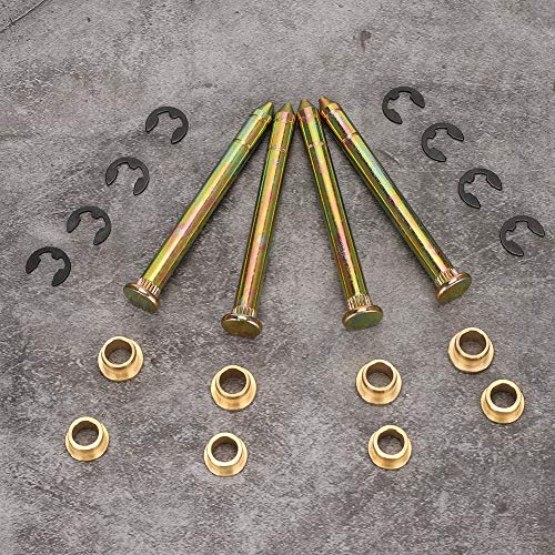 RASTKY Kit Boccola per Perno Cerniera Porta Durevole 19299324 per, – Sostituzione Completa con Perni, Boccole e Clamp/Holder – Corregge le Porte Disallineate e Migliora il Funzionamento