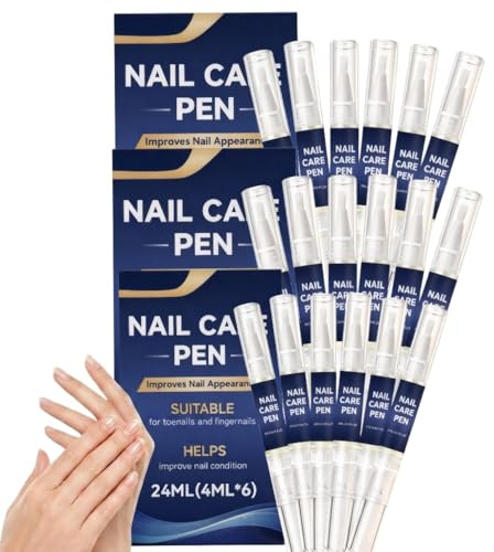 Bálsamo nutritivo de uñas, suavizante de uñas de los pies para uñas gruesas, hidratante, iluminador de uñas, lápiz de aceite nutritivo natural, tratamiento hidratante de uñas (3 unidades)