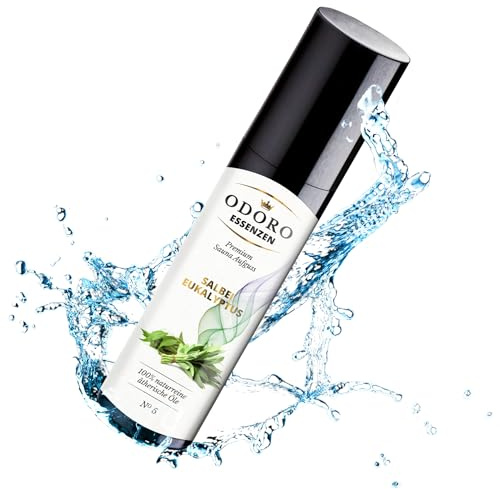Saunaaufguss Duft Salbei Eukalyptus – 100% ätherische Öle – Premium Aufguss Konzentrat (100ml) – Natürliches Aufgussmittel, naturreine Saunaaufgüsse