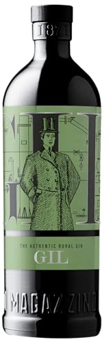 Gin Gil, 700 ml, Ideale per Gin Tonic, Fizz e Collins, con Note Minerali, Agrumate ed Erbacee, con Limoni di Rocca Imperiale e Ginepro di Bassa Quota, Distillazione Artigianale, Idea Regalo, 43% Vol.