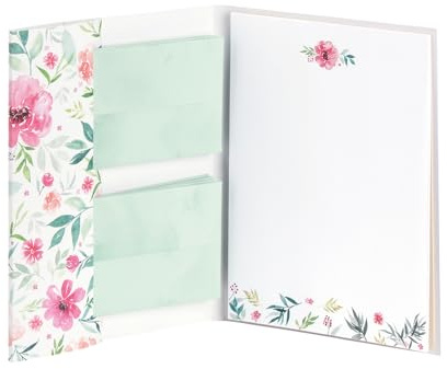 Rössler Papier 11731296000 - Confezione di Carta da Lettere Blossom, 185 x 250 mm, 10 Fogli e 10 Buste